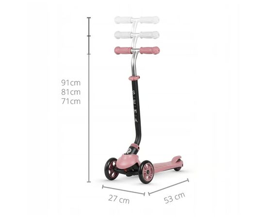 Самокат QPlay 5 в 1 Sema Pink (ST-004SemaPink), изображение 8 Самокат QPlay 5 в 1 Sema Pink (ST-004SemaPink), изображение 8