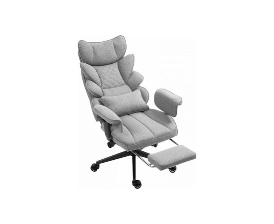 Офисное кресло GT Racer B-2511 Gray (B-2511 Fabric Gray), изображение 3 Офисное кресло GT Racer B-2511 Gray (B-2511 Fabric Gray), изображение 3