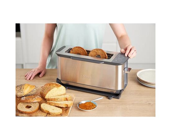 Тостер Ninja Foodi 3-в-1 (Stainless Steel) ST202EU, изображение 11 Тостер Ninja Foodi 3-в-1 (Stainless Steel) ST202EU, изображение 11