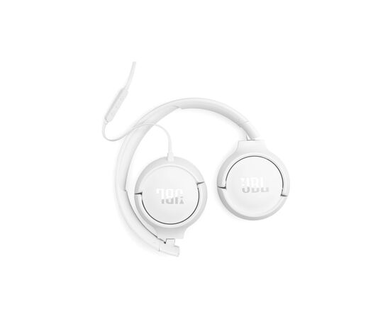 Навушники JBL Tune 520C USB-C White (JBLT520CWHT), зображення 4 Навушники JBL Tune 520C USB-C White (JBLT520CWHT), зображення 4