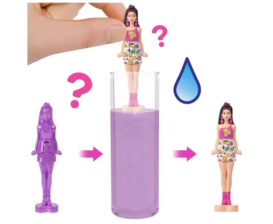 Кукла Barbie сюрприз Mini BarbieLand Color Reveal Радужные и стильные (JCR08), изображение 3 Кукла Barbie сюрприз Mini BarbieLand Color Reveal Радужные и стильные (JCR08), изображение 3