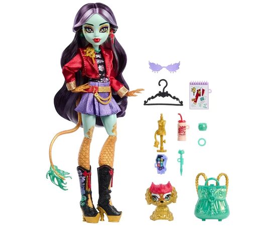 Кукла Monster High Монстро-классика Джинифайер (HYV58), изображение 2 Кукла Monster High Монстро-классика Джинифайер (HYV58), изображение 2