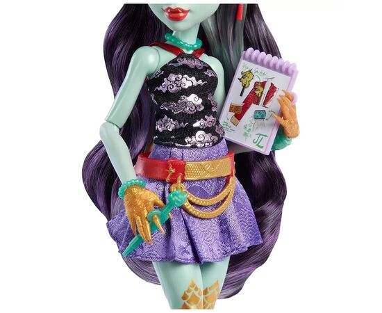 Кукла Monster High Монстро-классика Джинифайер (HYV58), изображение 4 Кукла Monster High Монстро-классика Джинифайер (HYV58), изображение 4