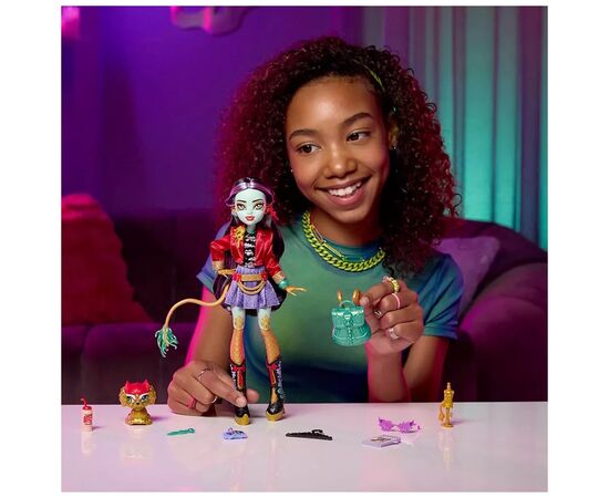 Кукла Monster High Монстро-классика Джинифайер (HYV58), изображение 6 Кукла Monster High Монстро-классика Джинифайер (HYV58), изображение 6
