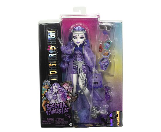 Кукла Monster High Монстро-классика Спектра (HXH77), изображение 6 Кукла Monster High Монстро-классика Спектра (HXH77), изображение 6