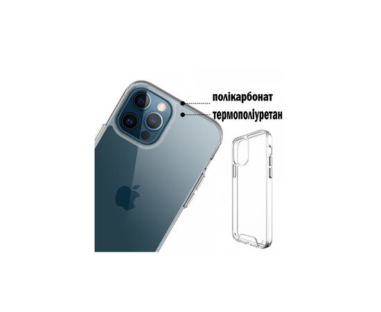 Чехол для моб. телефона BeCover Space Case Apple iPhone 12 / 12 Pro Transparancy (707793), изображение 4