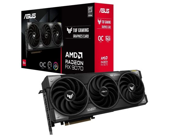 Видеокарта ASUS Radeon RX 9070 16Gb TUF OC GAMING (TUF-RX9070-O16G-GAMING), изображение 10 Видеокарта ASUS Radeon RX 9070 16Gb TUF OC GAMING (TUF-RX9070-O16G-GAMING), изображение 10