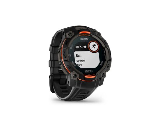 Смарт-часы Garmin Instinct 3, 45mm, Solar, Black Bezel with Black Band, GPS смарт-годинник (010-02934-00), изображение 3 Смарт-часы Garmin Instinct 3, 45mm, Solar, Black Bezel with Black Band, GPS смарт-годинник (010-02934-00), изображение 3
