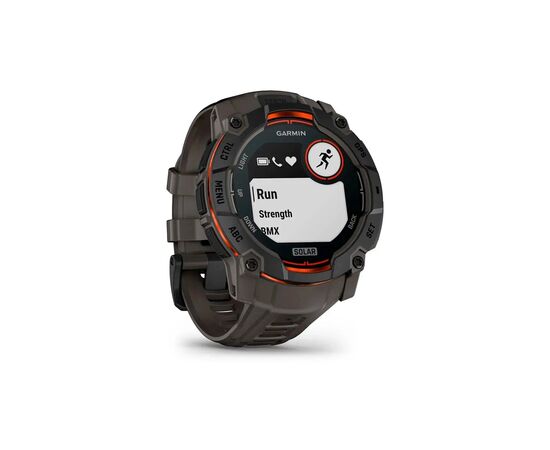 Смарт-часы Garmin Instinct 3, 50mm, Solar, Black Bezel with Charcoal Band, GPS смарт-годинник (010-02935-00), изображение 3 Смарт-часы Garmin Instinct 3, 50mm, Solar, Black Bezel with Charcoal Band, GPS смарт-годинник (010-02935-00), изображение 3