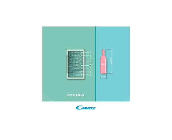 Холодильник Candy CWC154EEL/NF, зображення 8 Холодильник Candy CWC154EEL/NF, зображення 8
