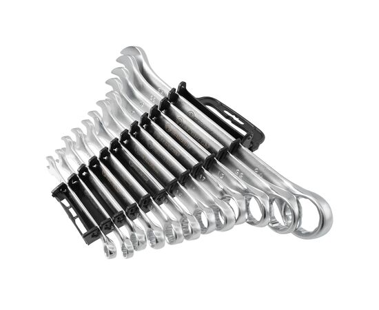 Ключ Стандарт рожково-накидной 12 шт. (8-24 мм) на холдере (NKK12STA), изображение 2 Ключ Стандарт рожково-накидной 12 шт. (8-24 мм) на холдере (NKK12STA), изображение 2