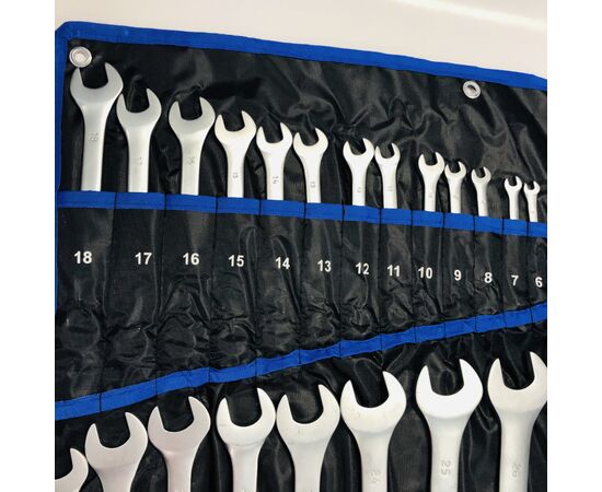 Ключ Стандарт ріжково-накидний 25 шт. (6-32 мм) у чохлі (NKK25ST-S), зображення 3 Ключ Стандарт ріжково-накидний 25 шт. (6-32 мм) у чохлі (NKK25ST-S), зображення 3