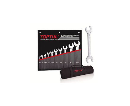 Ключ Toptul рожковый 6-32 мм 10 шт. (GPCJ1001), изображение 2 Ключ Toptul рожковый 6-32 мм 10 шт. (GPCJ1001), изображение 2