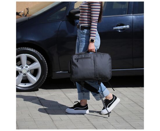 Рюкзак туристический NikiBo Journey 20-30л чорний (30012505-01), изображение 8