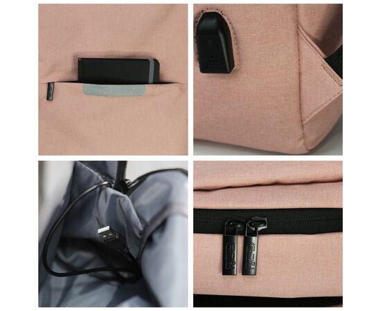 Рюкзак туристический NikiBo Lite 15л рожевий (30010205-12), изображение 4