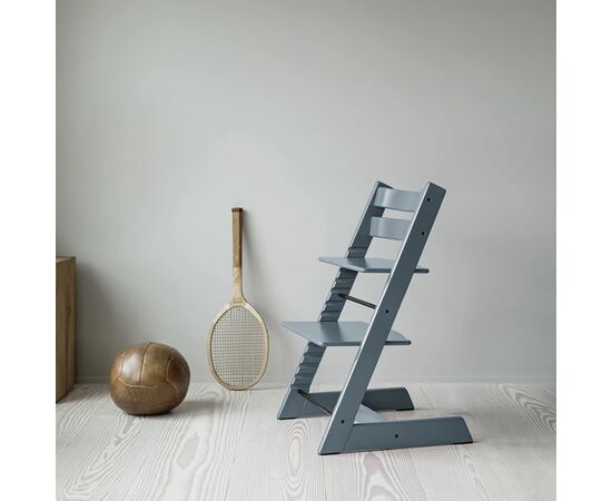 Стульчик для кормления Stokke Tripp Trapp, Fjord Blue (серо-синий) (100138), изображение 2 Стульчик для кормления Stokke Tripp Trapp, Fjord Blue (серо-синий) (100138), изображение 2