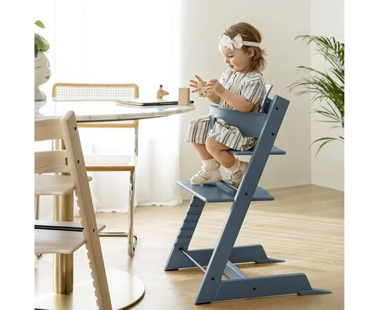 Стульчик для кормления Stokke Tripp Trapp, Fjord Blue (серо-синий) (100138), изображение 4 Стульчик для кормления Stokke Tripp Trapp, Fjord Blue (серо-синий) (100138), изображение 4