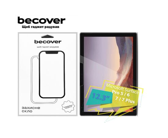 Стекло защитное BeCover Microsoft Surface Pro 5 / 6 / 7 / 7 Plus 12.3" (713328)