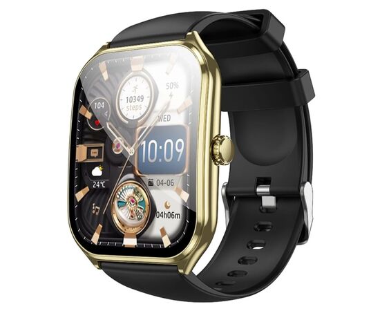 Смарт-часы HOCO Y28 AMOLED Smart sports watch (call version) Gold (6942007648493)