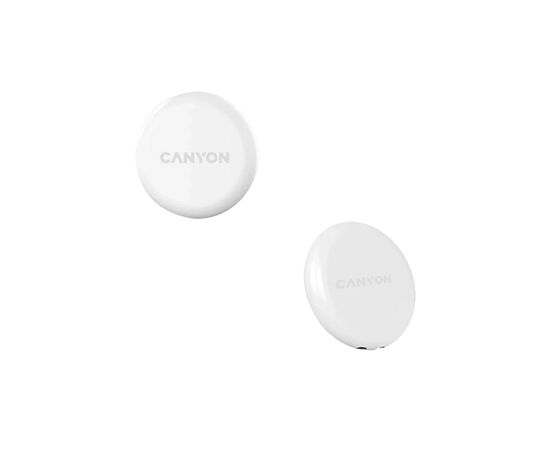 Пошукова система Canyon OnTag 1 Anti-Lost Smart Tracker iOS White 4-pack (CNE-4XPT01SW), зображення 2 Пошукова система Canyon OnTag 1 Anti-Lost Smart Tracker iOS White 4-pack (CNE-4XPT01SW), зображення 2