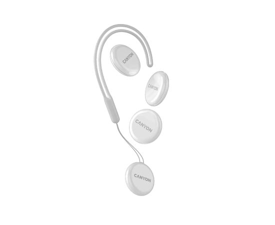 Пошукова система Canyon OnTag 1 Anti-Lost Smart Tracker iOS White 4-pack (CNE-4XPT01SW), зображення 6 Пошукова система Canyon OnTag 1 Anti-Lost Smart Tracker iOS White 4-pack (CNE-4XPT01SW), зображення 6