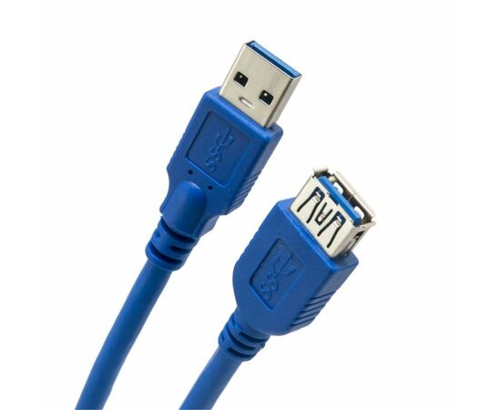 Дата кабель USB 3.0 AM-AF 1.5m 28 AWG, Super Speed Extradigital (KBU1632)