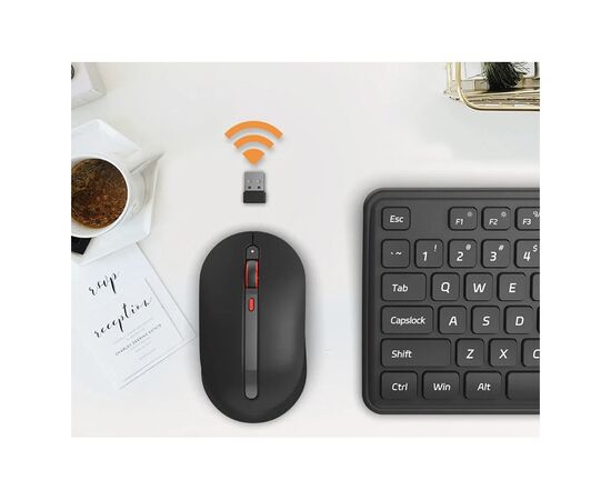 Комплект Xiaomi MiiiW Keyboard and Mouse Combo Gen 3 PB03 Wireless UA Black (MW24PB03 Black), зображення 3 Комплект Xiaomi MiiiW Keyboard and Mouse Combo Gen 3 PB03 Wireless UA Black (MW24PB03 Black), зображення 3