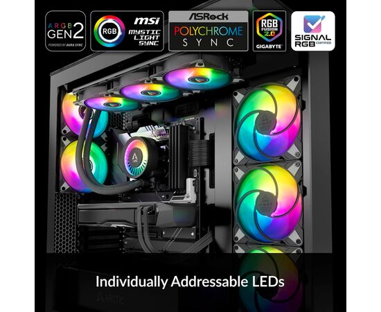 Система жидкостного охлаждения Arctic Liquid Freezer III Pro 360 A-RGB (ACFRE00184A), изображение 7 Система жидкостного охлаждения Arctic Liquid Freezer III Pro 360 A-RGB (ACFRE00184A), изображение 7