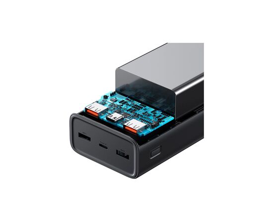 Батарея универсальная Usams PB68 30000mAh PD/3.0/65W, QC/3.0, Black (ATXLOGTC01), изображение 2 Батарея универсальная Usams PB68 30000mAh PD/3.0/65W, QC/3.0, Black (ATXLOGTC01), изображение 2