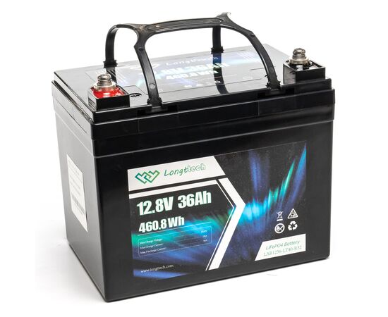 Батарея LiFePo4 Longttech 12.8V - 36Ah (LAR1236-LT40-R32), изображение 3 Батарея LiFePo4 Longttech 12.8V - 36Ah (LAR1236-LT40-R32), изображение 3