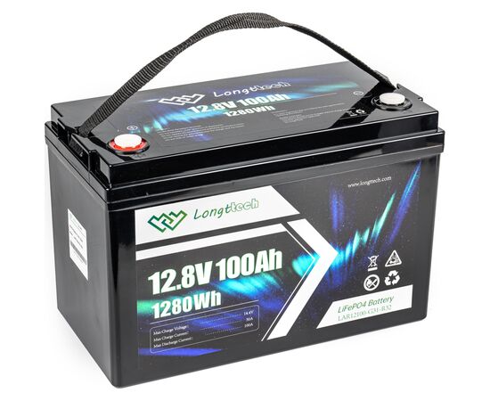 Батарея LiFePo4 Longttech 12.8V - 100Ah (LAR12100-G31-R32), изображение 5 Батарея LiFePo4 Longttech 12.8V - 100Ah (LAR12100-G31-R32), изображение 5