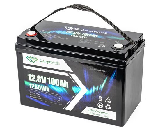 Батарея LiFePo4 Longttech 12.8V - 100Ah (LAR12100-G31-R32), изображение 6 Батарея LiFePo4 Longttech 12.8V - 100Ah (LAR12100-G31-R32), изображение 6