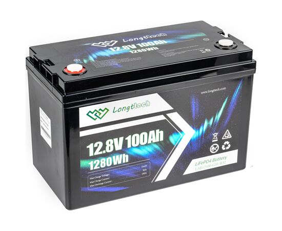 Батарея LiFePo4 Longttech 12.8V - 100Ah (LAR12100-G31-R32), изображение 8 Батарея LiFePo4 Longttech 12.8V - 100Ah (LAR12100-G31-R32), изображение 8
