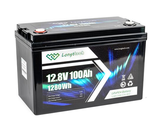 Батарея LiFePo4 Longttech 12.8V - 100Ah (LAR12100-G31-R32), изображение 9 Батарея LiFePo4 Longttech 12.8V - 100Ah (LAR12100-G31-R32), изображение 9