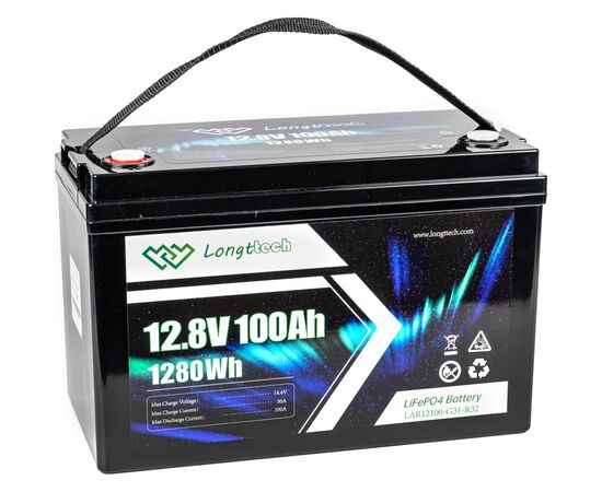 Батарея LiFePo4 Longttech 12.8V - 100Ah (LAR12100-G31-R32)