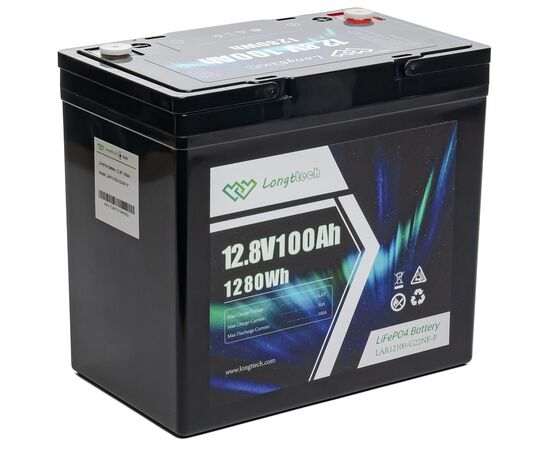 Батарея LiFePo4 Longttech 12.8V - 100Ah (LAR12100-G22NF-P), изображение 3 Батарея LiFePo4 Longttech 12.8V - 100Ah (LAR12100-G22NF-P), изображение 3