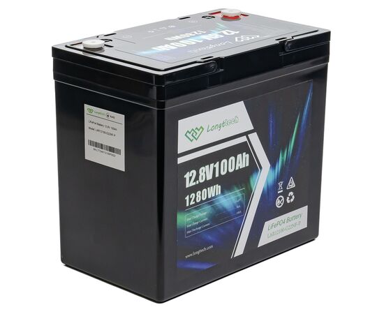 Батарея LiFePo4 Longttech 12.8V - 100Ah (LAR12100-G22NF-P), изображение 8 Батарея LiFePo4 Longttech 12.8V - 100Ah (LAR12100-G22NF-P), изображение 8