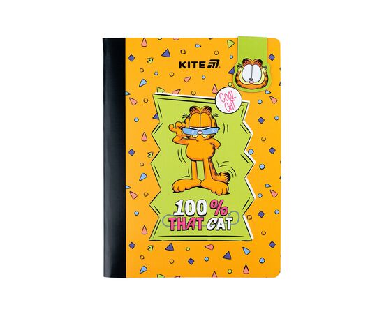 Блокнот Kite з магнітною закладкою Garfield А5, 60 аркушів, клітинка (GF25-192)