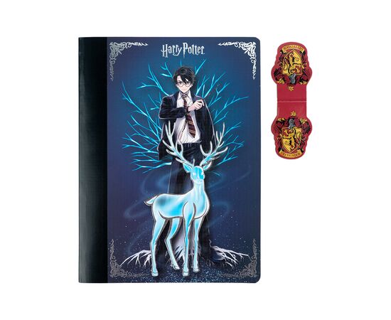 Блокнот Kite с магнитной закладкой Harry Potter А5, 60 листов, клетка (HP25-192), изображение 2 Блокнот Kite с магнитной закладкой Harry Potter А5, 60 листов, клетка (HP25-192), изображение 2