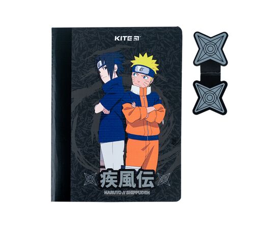 Блокнот Kite с магнитной закладкой Naruto А5, 60 листов (NR24-192), изображение 2 Блокнот Kite с магнитной закладкой Naruto А5, 60 листов (NR24-192), изображение 2