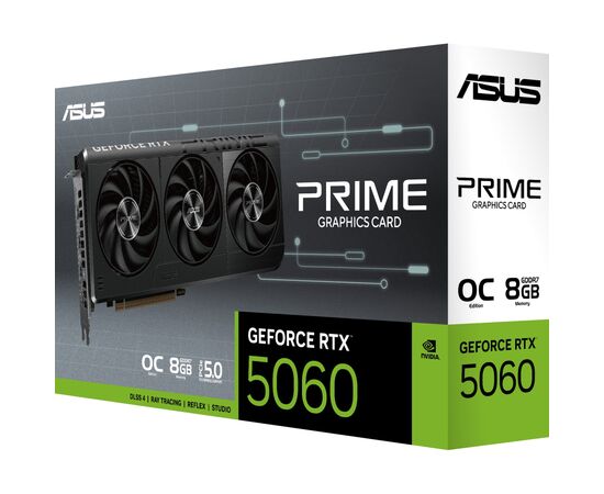 Відеокарта ASUS GeForce RTX5060 8Gb PRIME OC (PRIME-RTX5060-O8G), зображення 9 Відеокарта ASUS GeForce RTX5060 8Gb PRIME OC (PRIME-RTX5060-O8G), зображення 9