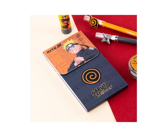 Блокнот Kite на магните Naruto 60 листов, клетка (NR24-092), изображение 5 Блокнот Kite на магните Naruto 60 листов, клетка (NR24-092), изображение 5