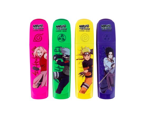 Набір маркерів Kite Highlighter Naruto, набір з 4-х кольорів (NR24-444)