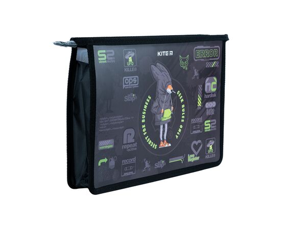 Папка на блискавці Kite A4+ на блискавці Fox Rules (K24-428-2)
