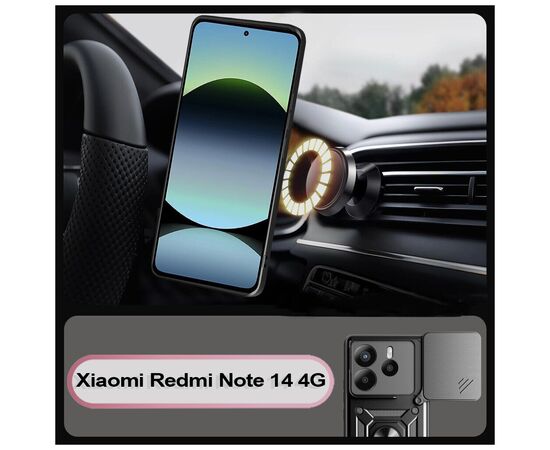 Чохол до мобільного телефона BeCover Military Xiaomi Redmi Note 14 4G Black (713451), зображення 4