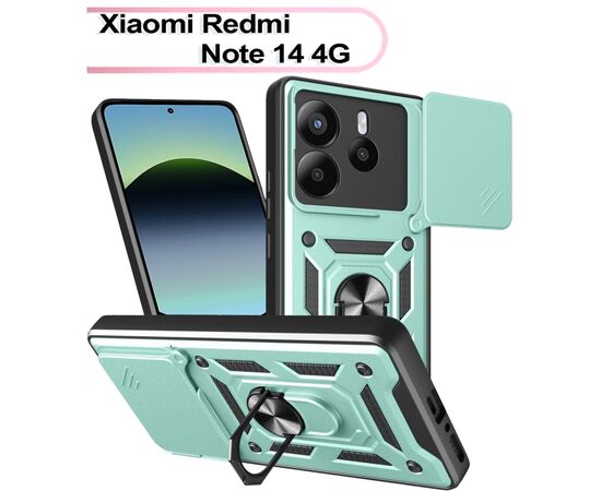 Чехол для мобильного телефона BeCover Military Xiaomi Redmi Note 14 4G Dark Green (713453)