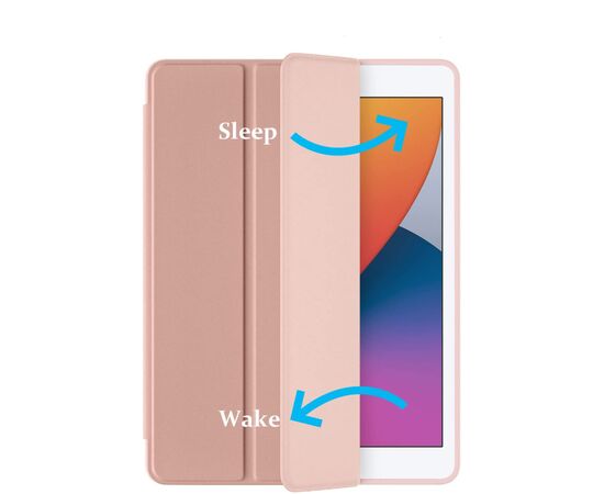 Чохол до планшета BeCover Tri Fold Soft TPU Silicone Apple iPad 10.2 2019/2020/2021 Rose Gold (706886), зображення 2 Чохол до планшета BeCover Tri Fold Soft TPU Silicone Apple iPad 10.2 2019/2020/2021 Rose Gold (706886), зображення 2