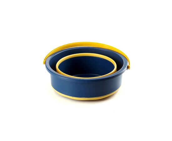 Ведро складное СИЛА силіконове 4,6 л orange-black (961001), изображение 4 Ведро складное СИЛА силіконове 4,6 л orange-black (961001), изображение 4