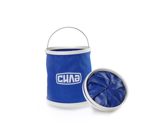 Ведро складное СИЛА 11 л blue (961005)