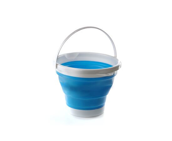Відро складне СИЛА силіконове 10 л blue (961004), зображення 2 Відро складне СИЛА силіконове 10 л blue (961004), зображення 2
